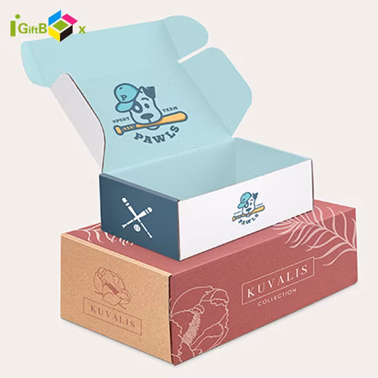 Embalagem colorida de papelão rígido de luxo personalizado Embalagem Envio de mala direta personalizada Caixa de presente de papel Cajas De Carton para pano / sapatos / cosméticos / cuidados com a pele / bolo
